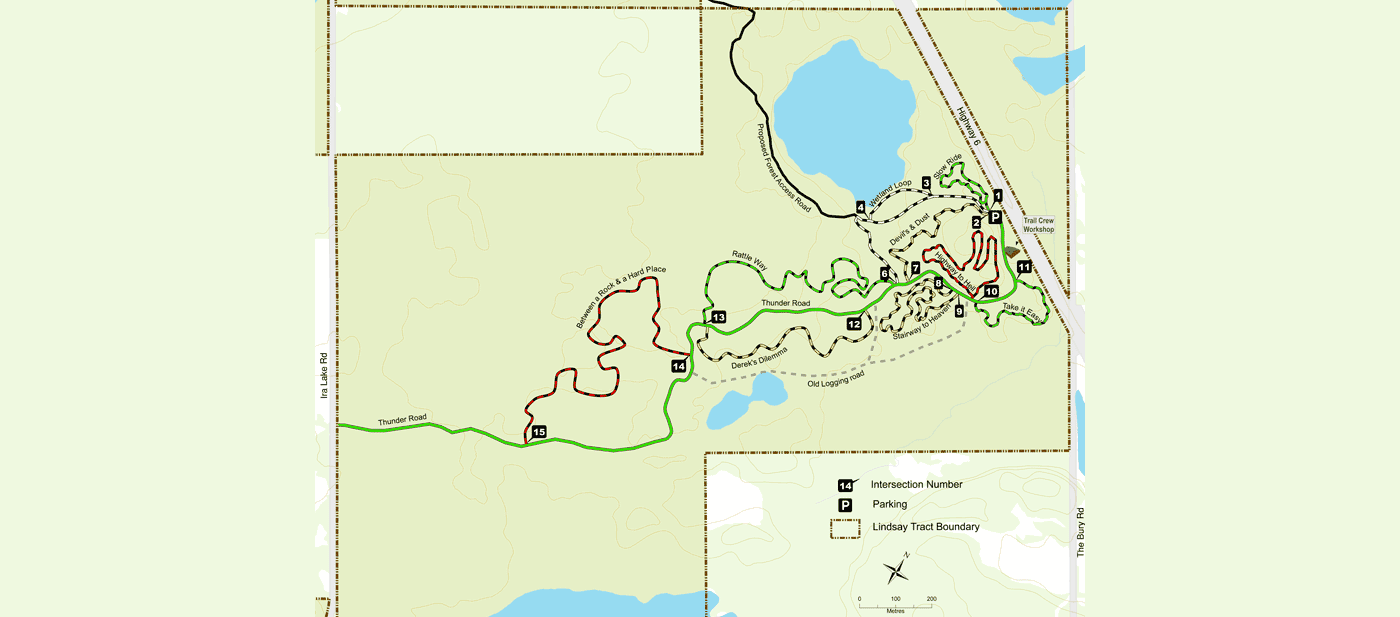 Lindsay Tract Mountain Bike the Bruce
